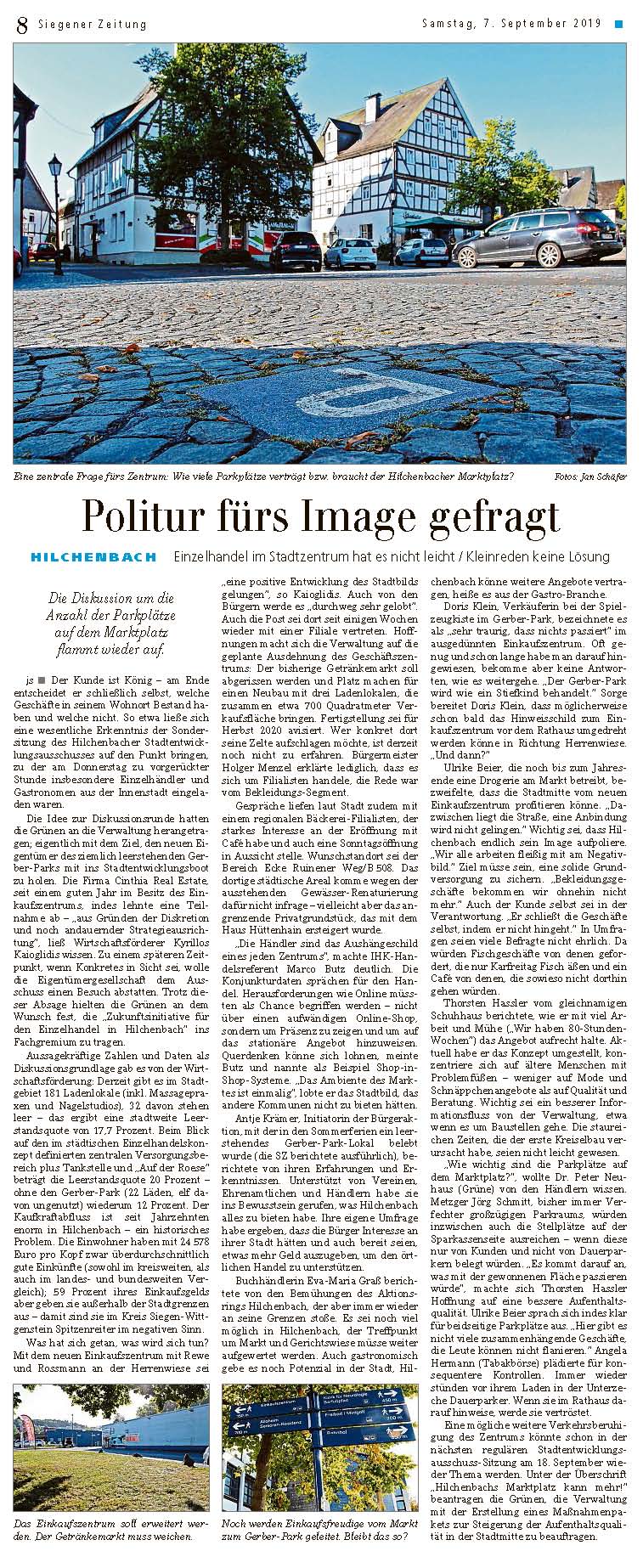 Siegener Zeitung v. 07.09.2019