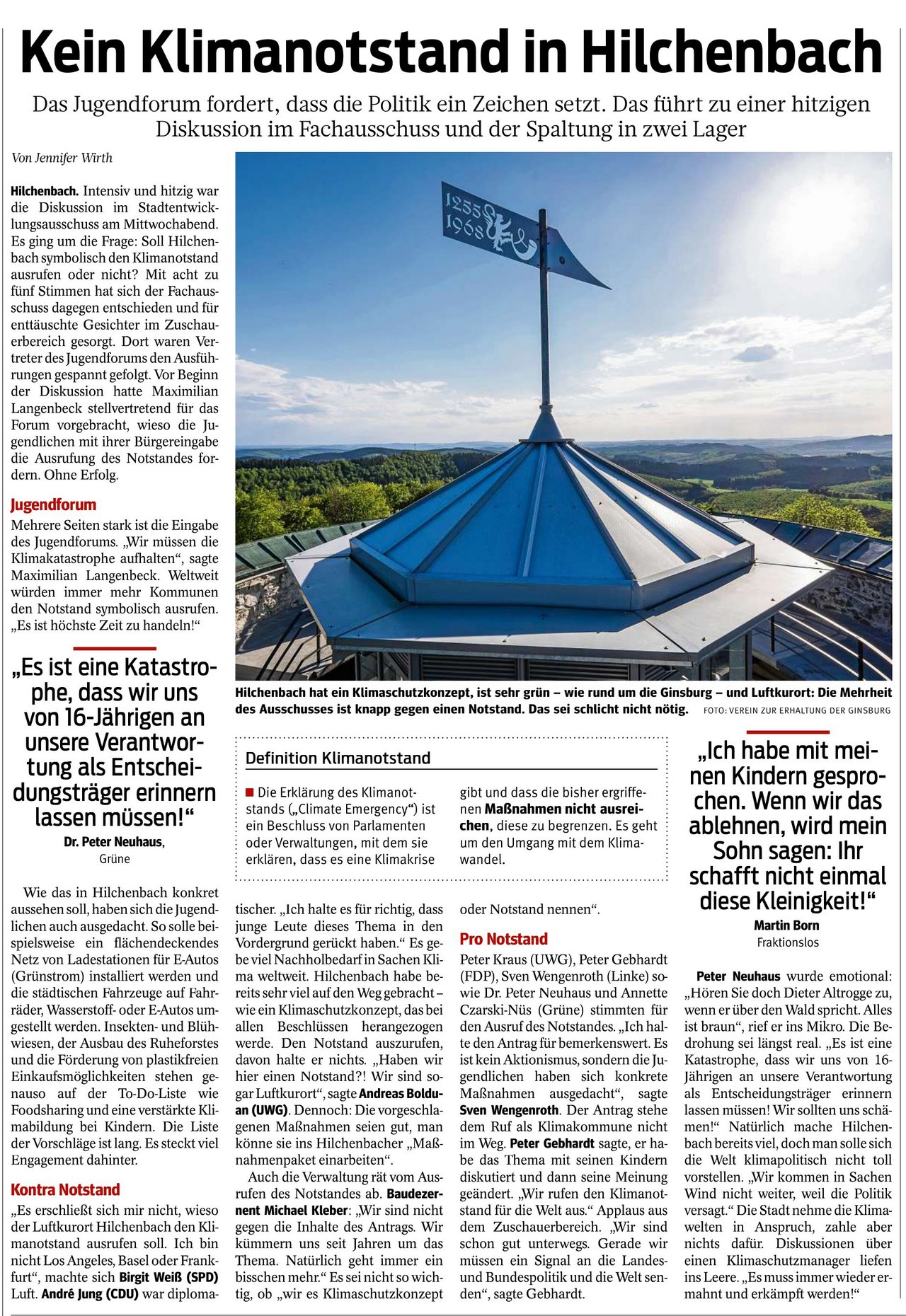 Quelle: Westfälische Rundschau v. 20.09.2019